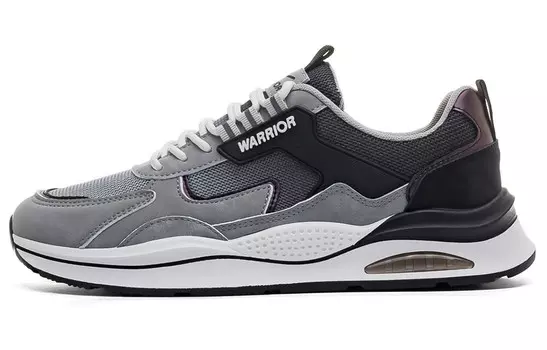 Кроссовки WARRIOR Lifestyle Shoes Men Low-top Gray/Black, черный