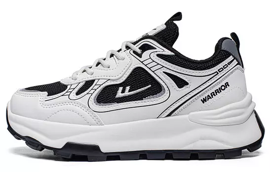 Кроссовки WARRIOR Lifestyle Shoes Unisex Low-top Black/Beige, черный/бежевый