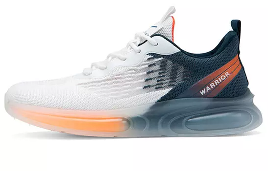 Кроссовки WARRIOR Lifestyle Shoes Unisex Low-top White/Blue, белый/синий