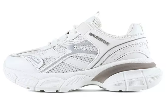 Кроссовки WARRIOR Lifestyle Shoes Unisex Low-top White/Gray, белый/серый