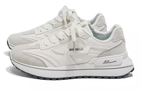 Кроссовки WARRIOR Lifestyle Shoes Unisex Low-top Gray, белый/серый