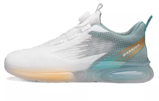 Кроссовки WARRIOR Lifestyle Shoes Unisex Low-top White/Turquoise, голубой