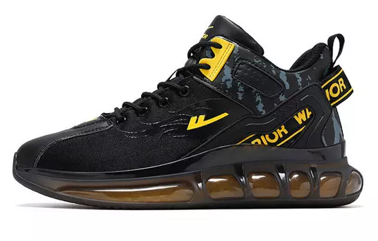 Кроссовки WARRIOR Lifestyle Shoes Unisex Low-top Black/Yellow, черный/желтый