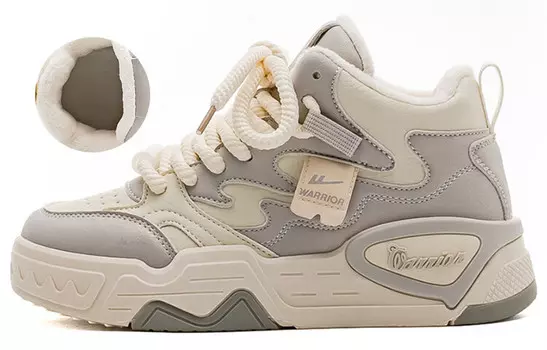 Кроссовки WARRIOR Lifestyle Shoes Women's High-top, черный/белый