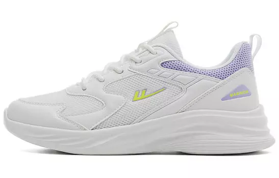 Кроссовки WARRIOR Lifestyle Shoes Women's Low-top White/Purple, белый/сиреневый/фиолетовый/синий