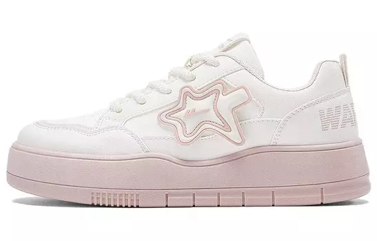 Кроссовки WARRIOR Lifestyle Shoes Women's Low-top Beige/Pink, розовый