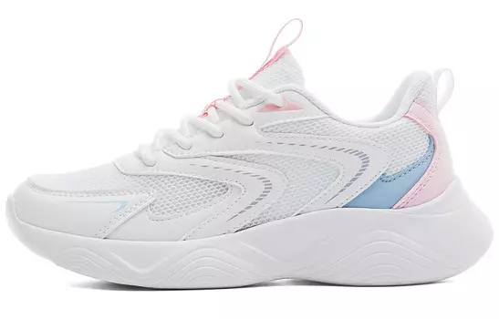 Кроссовки WARRIOR Lifestyle Shoes Women's Low-top White/pink/blue, белый/розовый/голубой