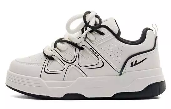 Кроссовки WARRIOR Lightweight And Thickly Soled WARRIOR Lifestyle Shoes Women's, белый/черный