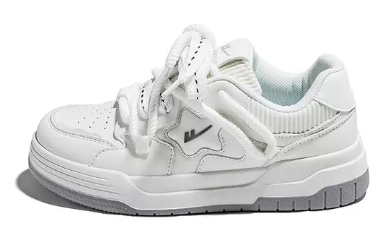 Кроссовки WARRIOR Skateboard Shoes Unisex Low-Top White