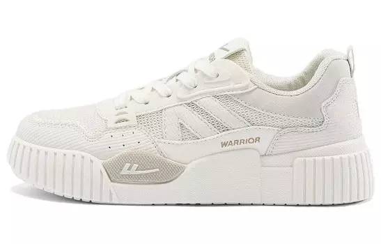 Кроссовки WARRIOR Skateboard Shoes Women's Low-Top Beige