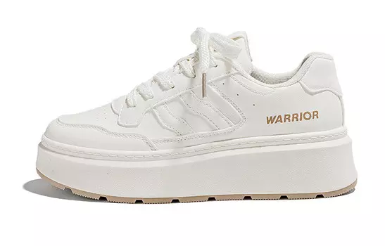 Кроссовки WARRIOR Skateboard Shoes Women's Low-Top Beige