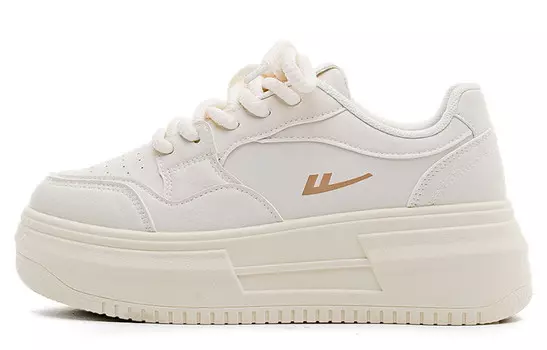 Кроссовки WARRIOR Skateboard Shoes Women's Low-Top Beige