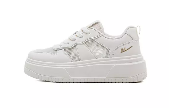 Кроссовки WARRIOR Skateboard Shoes Women's Low-Top Beige