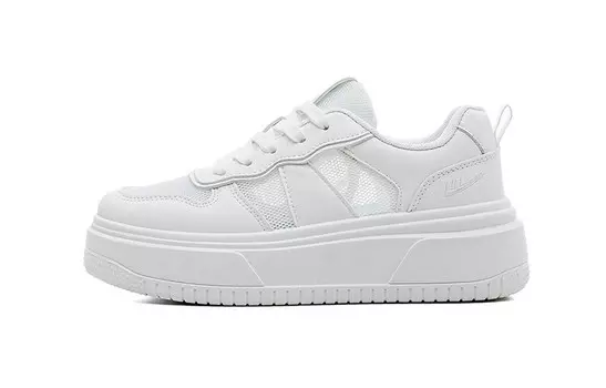 Кроссовки WARRIOR Skateboard Shoes Women's Low-Top White