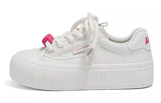 Кроссовки WARRIOR Skateboard Shoes Women's Low-Top Beige, бежевый