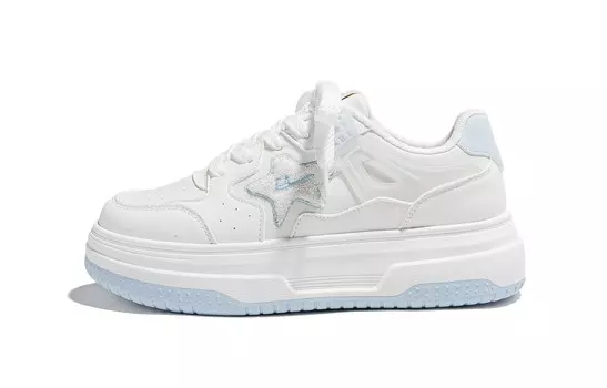 Кроссовки Warrior Skateboarding Low-top, белый/светло-голубой