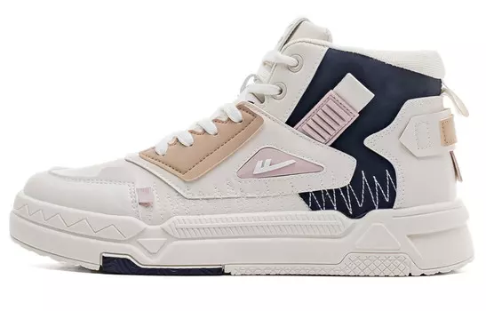 Кроссовки WARRIOR Skateboarding Shoes Men High-top, бежевый