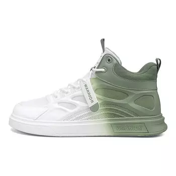 Кроссовки WARRIOR Skateboarding Shoes Men High-top, зеленый