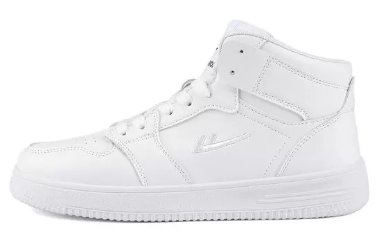 Кроссовки WARRIOR Skateboarding Shoes Men High-top White, белый