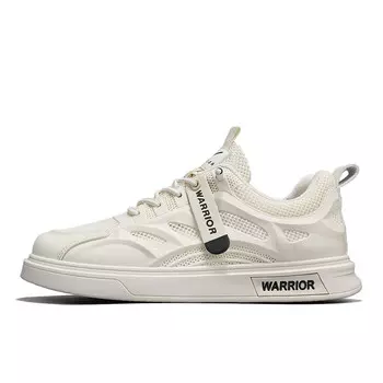 Кроссовки WARRIOR Skateboarding Shoes Men Low-top, белый