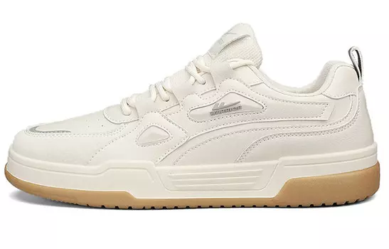 Кроссовки WARRIOR Skateboarding Shoes Men Low-top Beige, бежевый