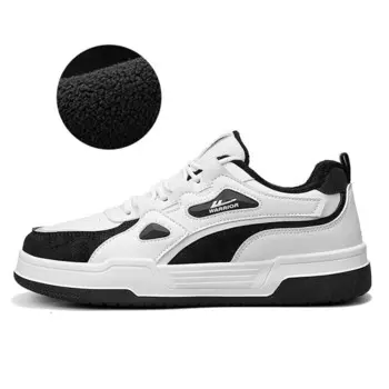 Кроссовки WARRIOR Skateboarding Shoes Men Low-top Beige/Black, бежевый/черный