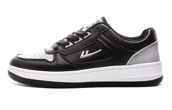 Кроссовки WARRIOR Skateboarding Shoes Men Low-top Black, черный