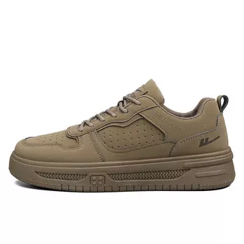 Кроссовки WARRIOR Skateboarding Shoes Men Low-top Black, коричневый