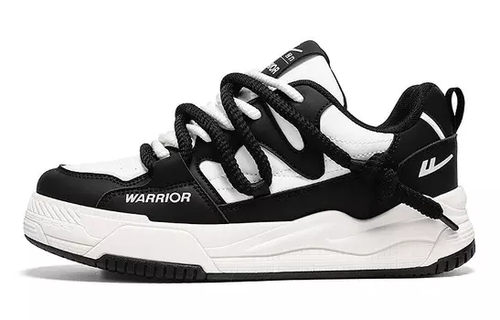 Кроссовки WARRIOR Skateboarding Shoes Men Low-top Black/m, черный/бежевый