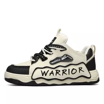 Кроссовки WARRIOR Skateboarding Shoes Men Low-top, бежевый