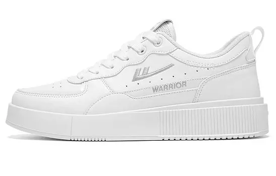 Кроссовки WARRIOR Skateboarding Shoes Men Low-top White, белый