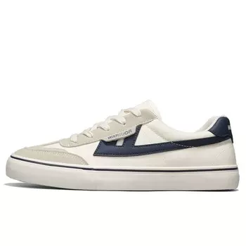 Кроссовки WARRIOR Skateboarding Shoes Men Low-top, черный/белый