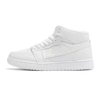 Кроссовки WARRIOR Skateboarding Shoes Unisex High-top White, белый