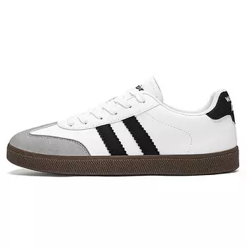 Кроссовки WARRIOR Skateboarding Shoes Unisex Low-top, черный/белый