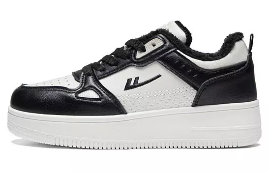 Кроссовки WARRIOR Skateboarding Shoes Unisex Low-top Beige/Black, бежевый/черный