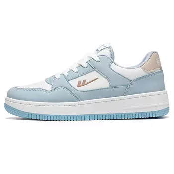 Кроссовки WARRIOR Skateboarding Shoes Unisex Low-top White/Light Blue, белый/голубой