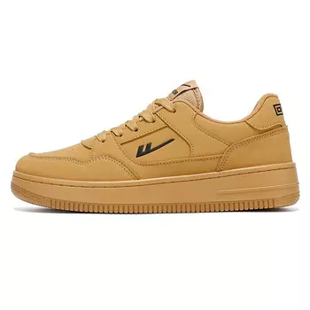 Кроссовки WARRIOR Skateboarding Shoes Unisex Low-top Khaki, хаки