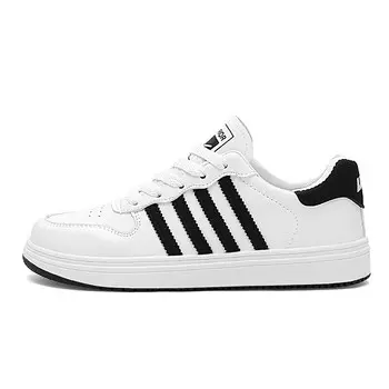 Кроссовки WARRIOR Skateboarding Shoes Unisex Low-top, белый/черный