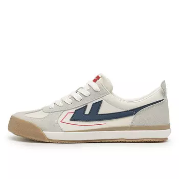 Кроссовки WARRIOR Skateboarding Shoes Unisex Low-top Blue/Red, бежевый