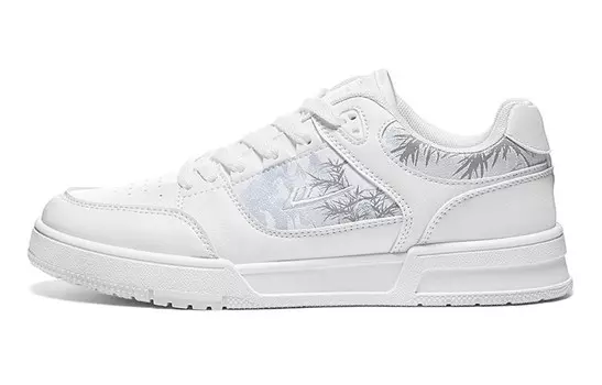 Кроссовки WARRIOR Skateboarding Shoes Unisex Low-top White Dark Gray, белый