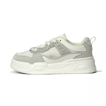 Кроссовки WARRIOR Skateboarding Shoes Unisex Low-top Gray, бежевый