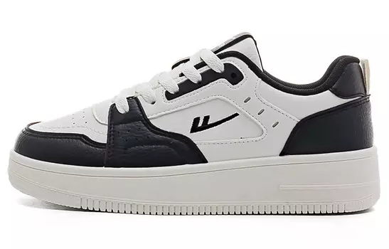 Кроссовки WARRIOR Skateboarding Shoes Unisex Low-top Beige/Black, бежевый/черный