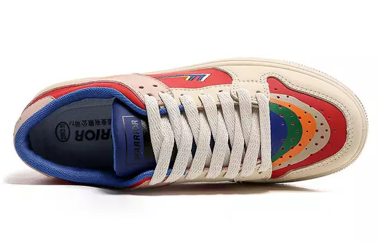 Кроссовки WARRIOR Skateboarding Shoes Unisex Low-top Red, Pink, Blue, Green, красный