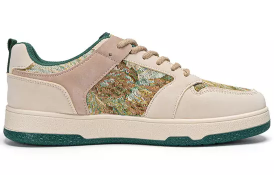 Кроссовки WARRIOR Skateboarding Shoes Unisex Low-top Beige, оранжевый