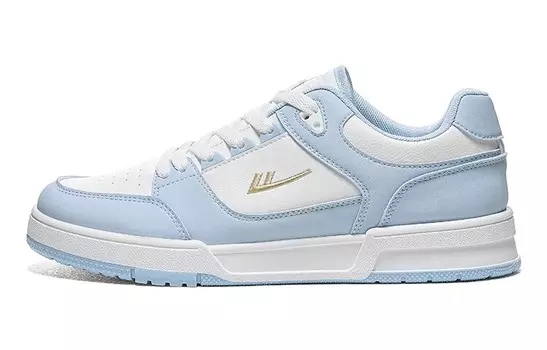 Кроссовки WARRIOR Skateboarding Shoes Unisex Low-top Blue Tint/Summit White/White/Ice Blue, белый/голубой