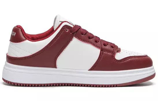 Кроссовки WARRIOR Skateboarding Shoes Unisex Low-top Red, цвет Burgundy