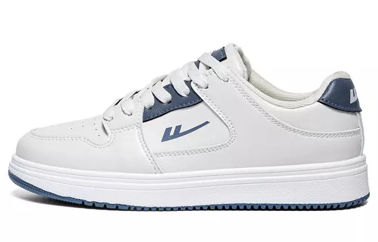 Кроссовки WARRIOR Skateboarding Shoes Unisex Low-top Blue, белый/синий