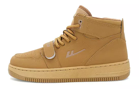 Кроссовки WARRIOR Skateboarding Shoes Unisex Mid-top Khaki, хаки