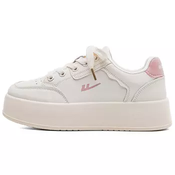 Кроссовки WARRIOR Skateboarding Shoes Women's Low-top White Rose Powder, цвет White rose powder