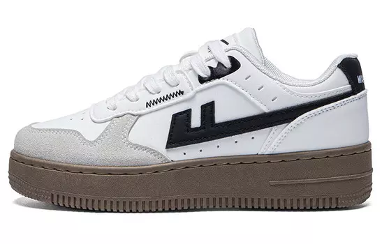 Кроссовки WARRIOR Skateboarding Shoes Women's Low-top Beige/Brown, коричневый